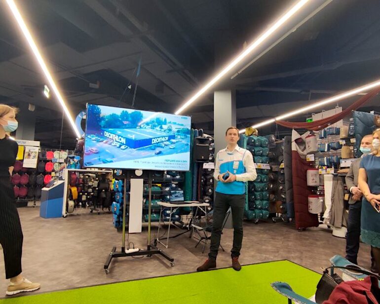 Французька мережа спортивних товарів Decathlon відкрила новий флагманський магазин у Києві