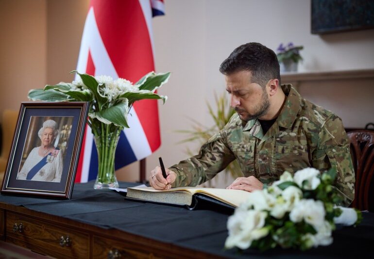 President of Ukraine honored the memory of Her Majesty Queen Elizabeth II