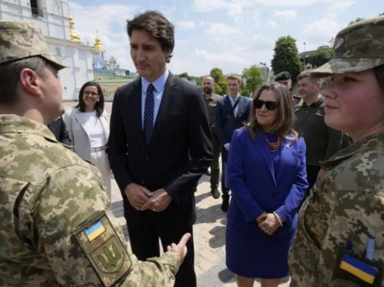 Київ з неоголошеним візитом відвідав прем’єр Канади Джастін Трюдо 
